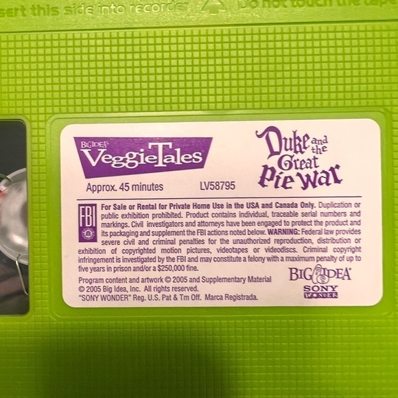 Veggie Tales VHS lot - Picture 7 of 9